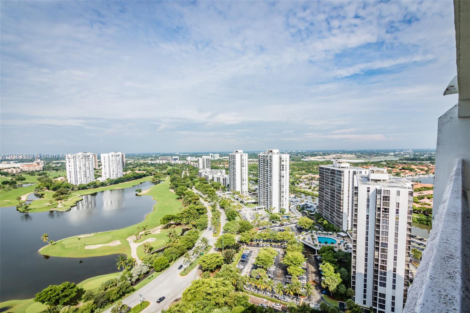 Gorgeous view of lake and golf course