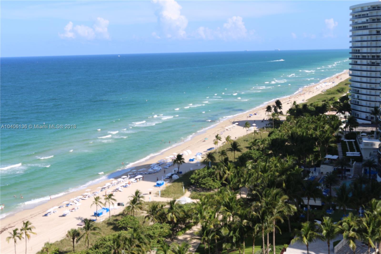 The beach area from the sky