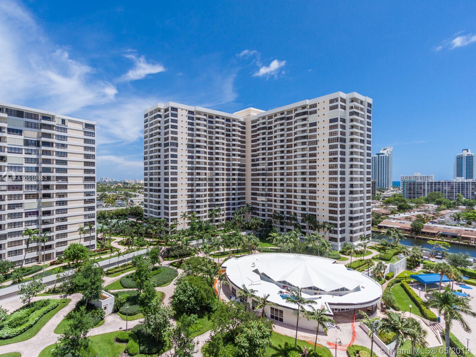 Photo of 500 THREE ISLANDS BL #805, Hallandale, Florida, 33009 - ACTUAL VIEW FROM UNIT