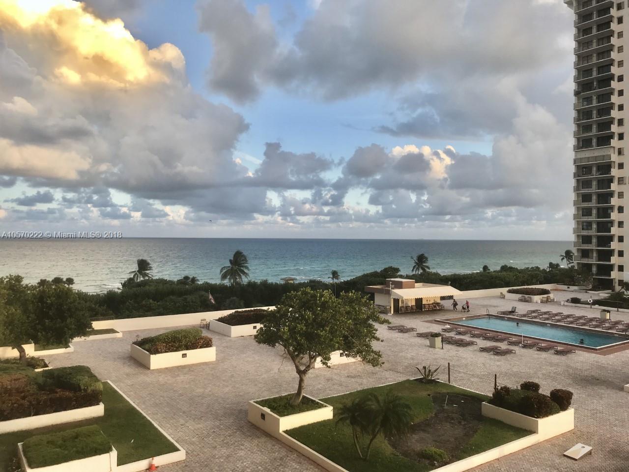 Balcony view with beautiful ocean view!