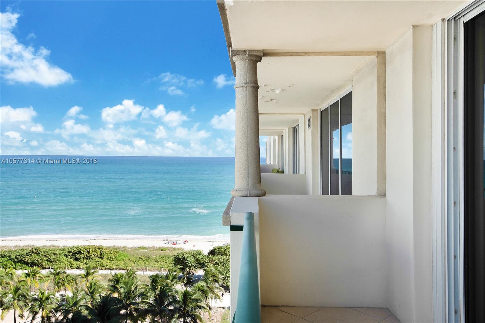 Unobstructed view of the Beach
