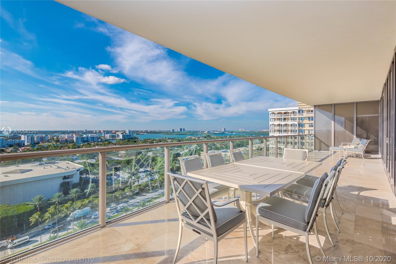 Photo of 9705 Collins Ave #1403N, Bal Harbour, Florida, 33154 - Daylight west view