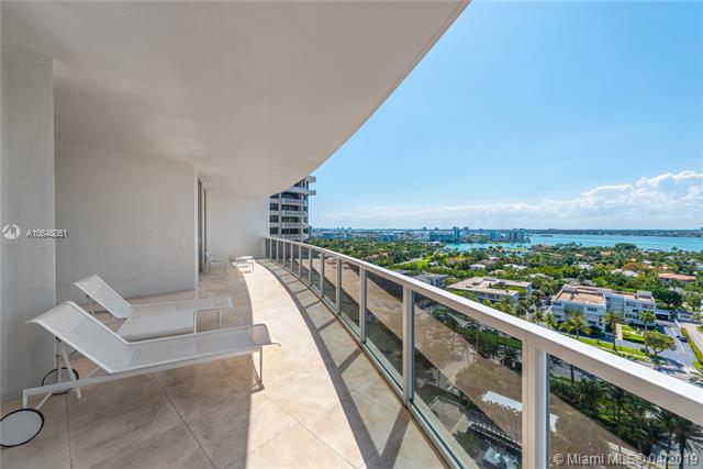 Photo of 10225 Collins Ave #1103, Bal Harbour, Florida, 33154 - Southwest views from the large wraparound terrace.