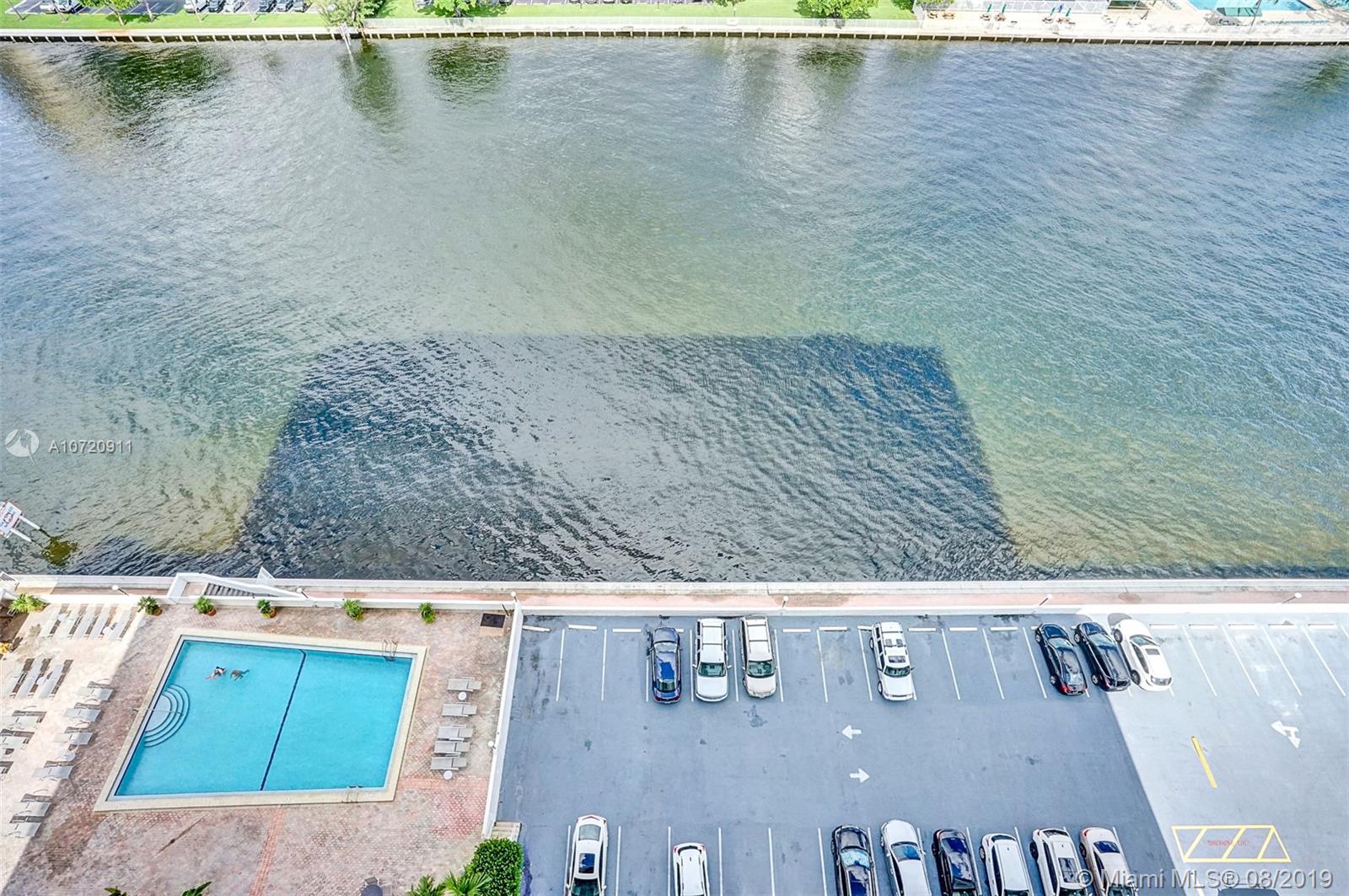 Photo of 3000 Ocean Dr #PH1612, Hollywood, Florida, 33019 - View from Balcony facing North on the Intracoastal