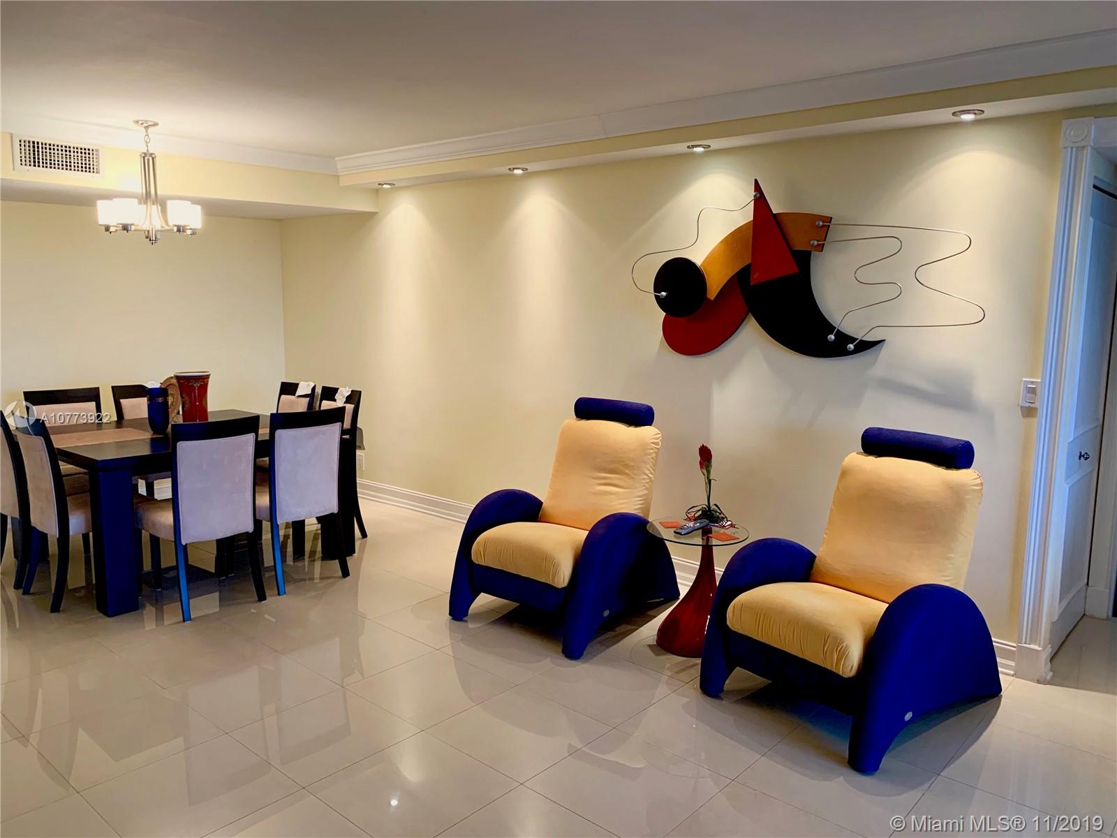 Photo of 600 Three Islands Blvd #1405, Hallandale Beach, Florida, 33009 - DINING/LIVING AREA