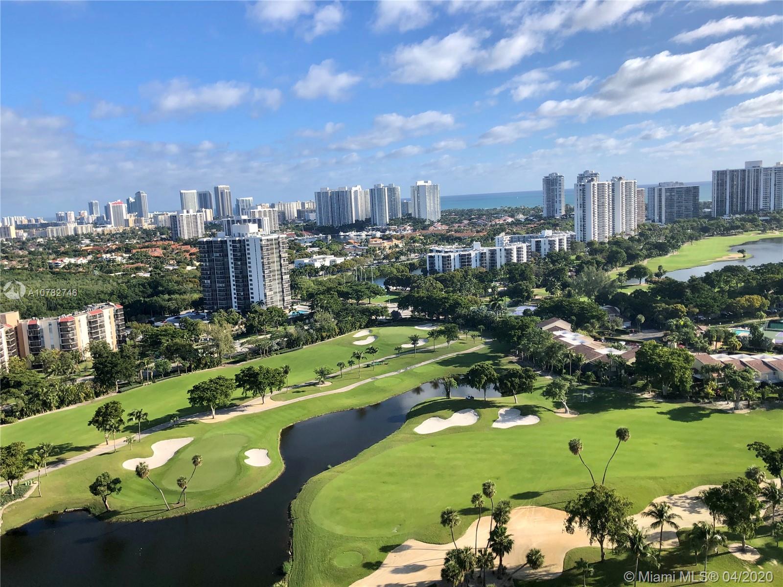Penthouse Lifestyle! Panoramic View over the Golf Course, Aventura and the Ocean from your balcony.Coronado Condo, PH-31.