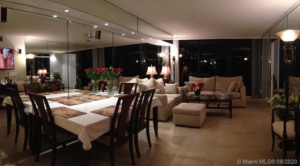 Vision of dining room/living room as originally furnished