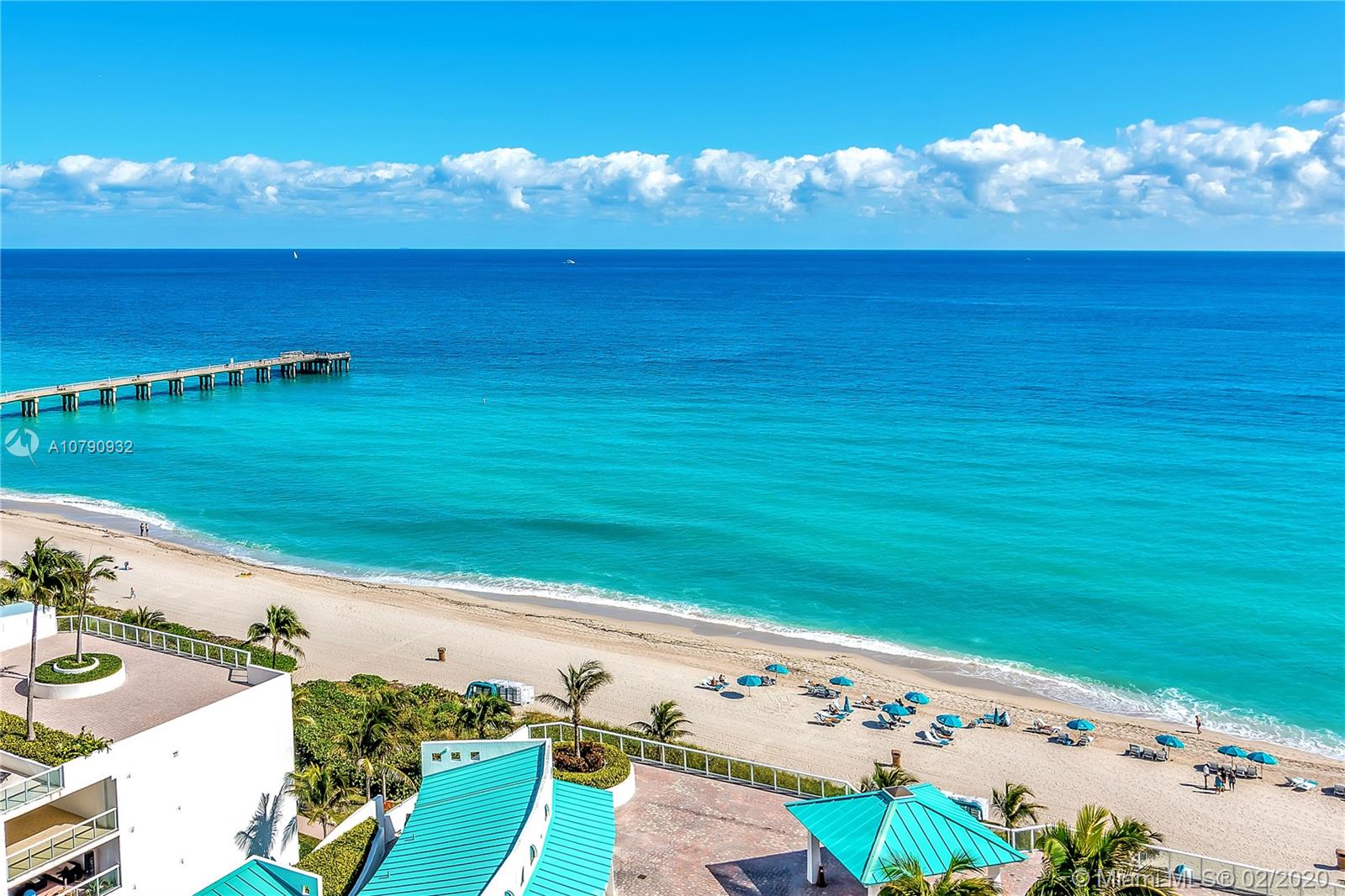 View from your balcony. Breath taking. Ocean and Pool view. Did you know that Only floor plan #14 can offer this view, Plus Inter-coastal views from second balcony