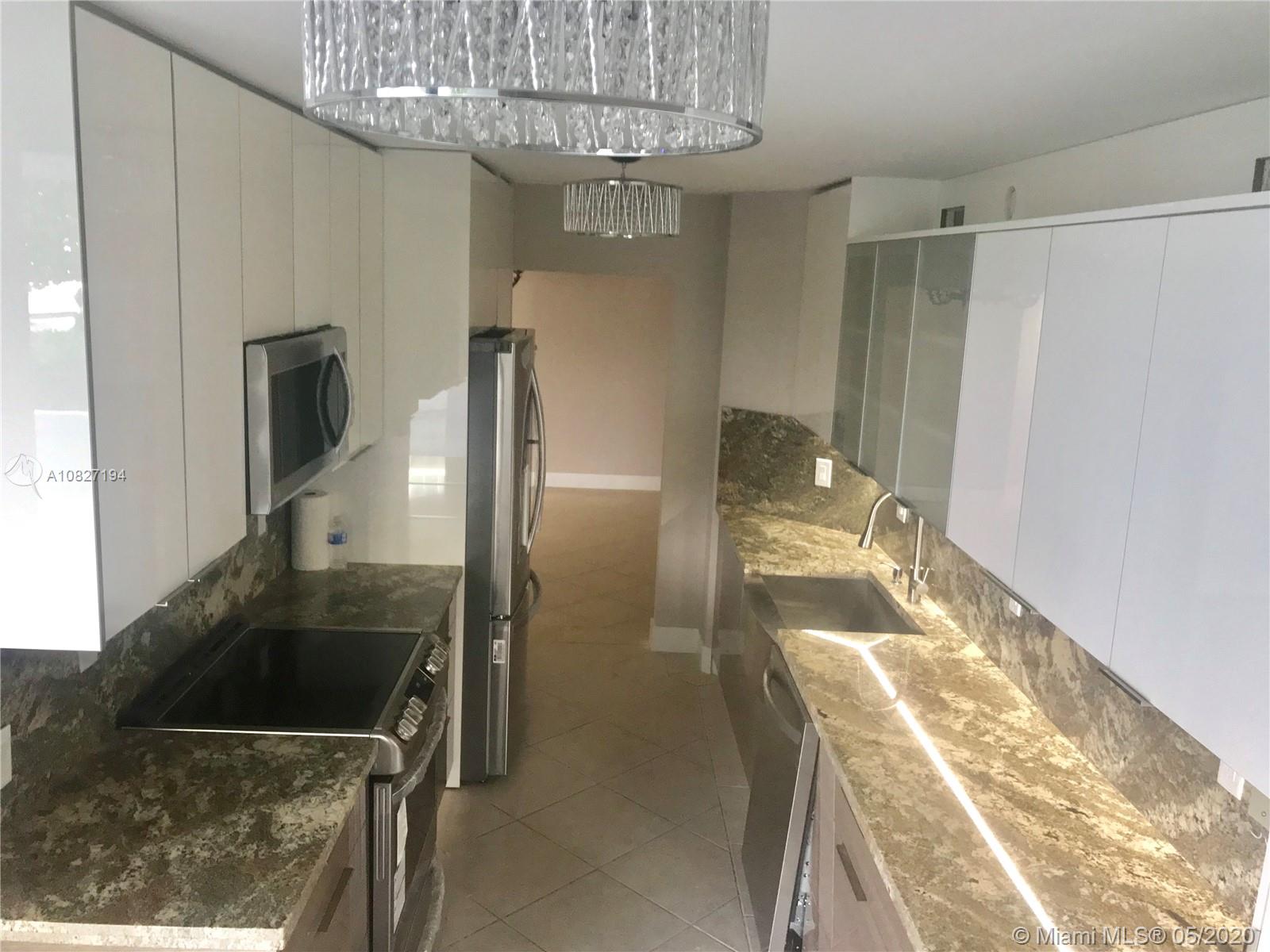 Photo of 16711 Collins Ave #604, Sunny Isles Beach, Florida, 33160 - New Kitchen with Anew appliances