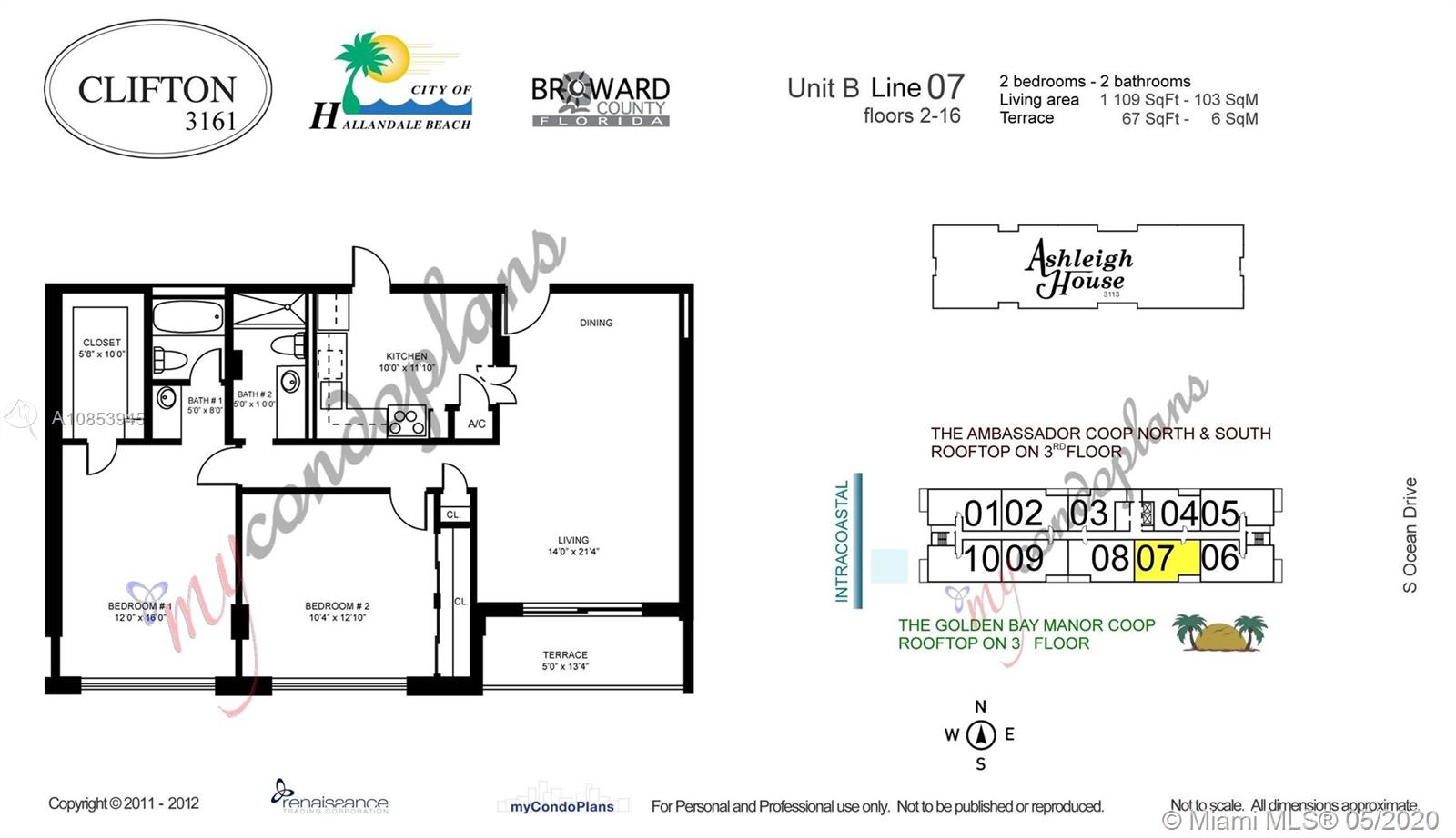 Photo of 3161 Ocean Dr #407, Hallandale Beach, Florida, 33009 -
