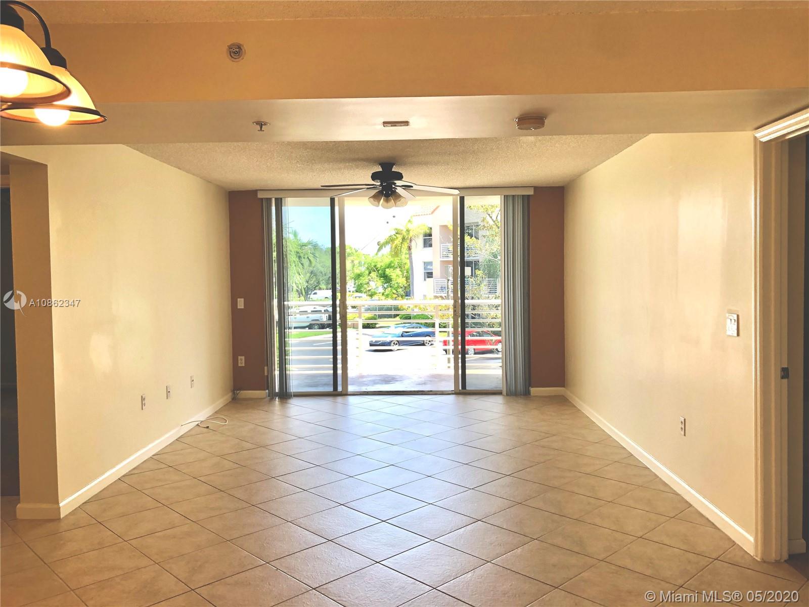 Spacious living and dining room with split floor plan