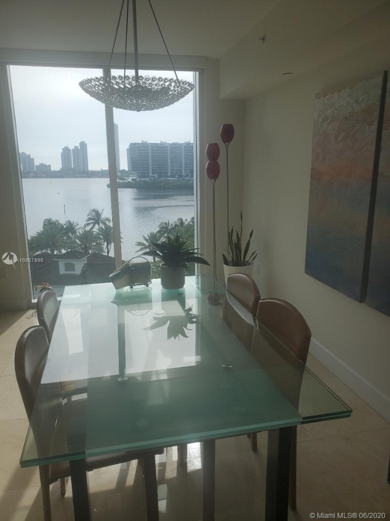 Photo of 3301 183rd St #801, Aventura, Florida, 33160 - Direct water views from the living room.