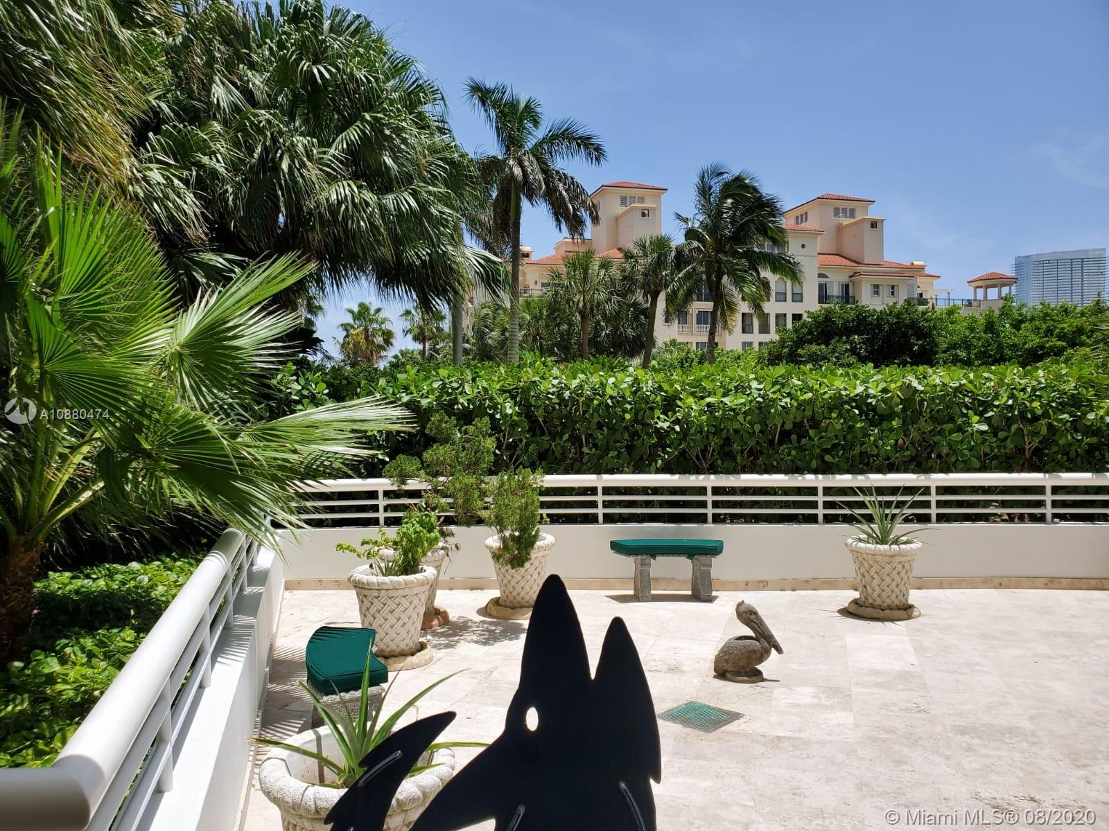 Photo of 19955 38th Ct #402, Aventura, Florida, 33180 - another view of the private terrace