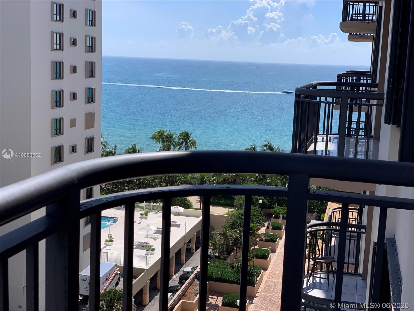 East view from the balcony
