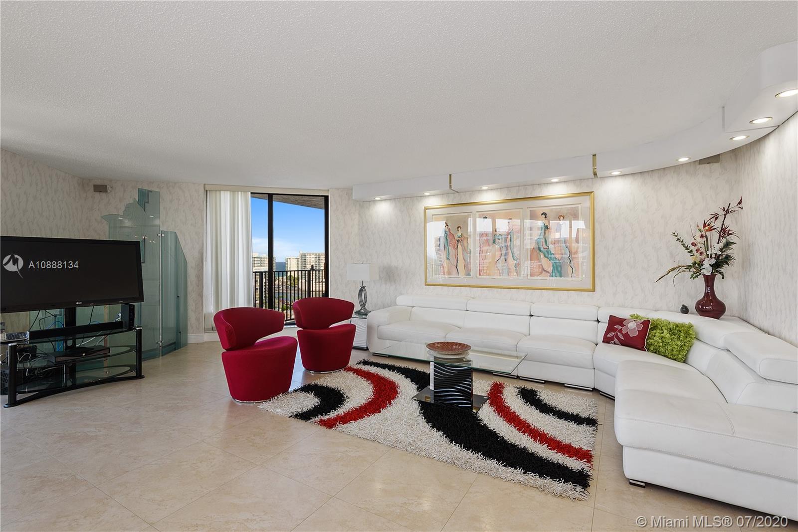 Photo of 300 Three Islands Blvd #215, Hallandale Beach, Florida, 33009 - Living Room/Dining Room Great Room