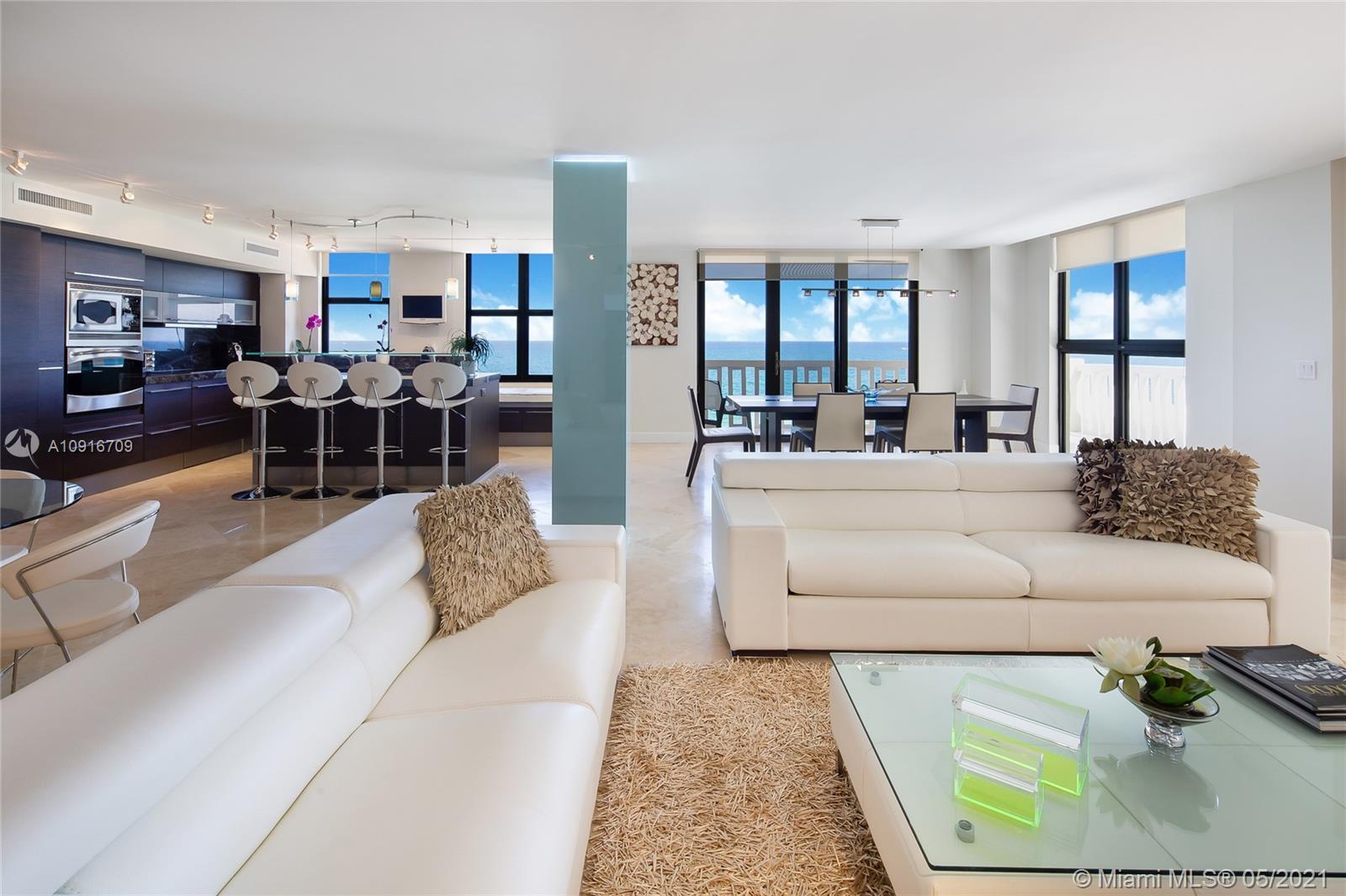Photo of 9801 Collins Ave #11B Direct Ocean, Bal Harbour, Florida, 33154 - The views a soon as you Open your entrance door