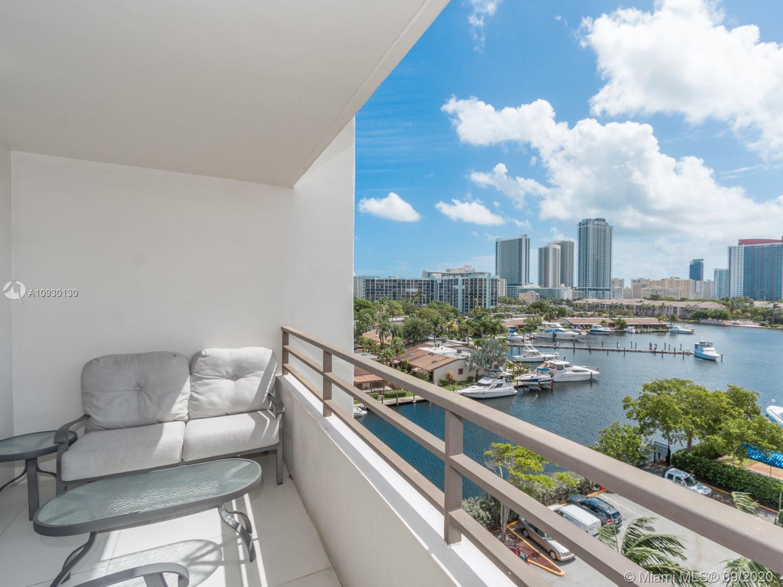 Photo of 2500 Parkview Dr #701, Hallandale Beach, Florida, 33009 - ACTUAL VIEW FROM BALCONEY
