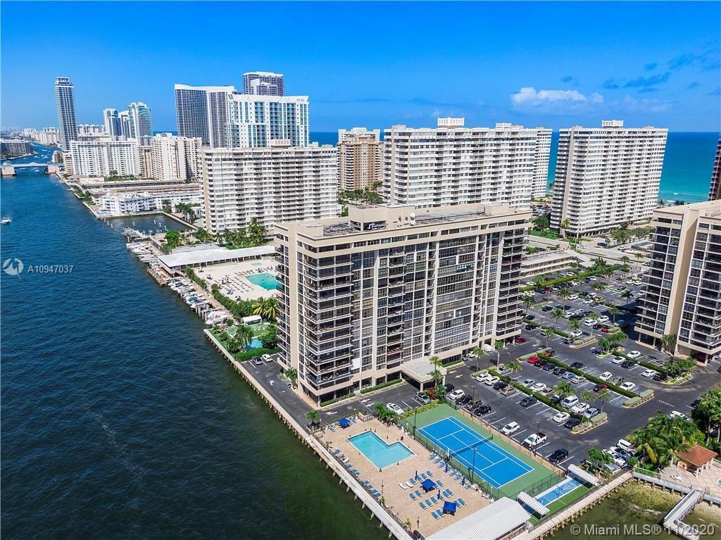 Photo of 2049 Ocean Dr #PH5, Hallandale Beach, Florida, 33009 - Open concept Living room, Dining room & Kitchen with stunning Views of the Ocean , Sky Line and Intracoastal Water ways
