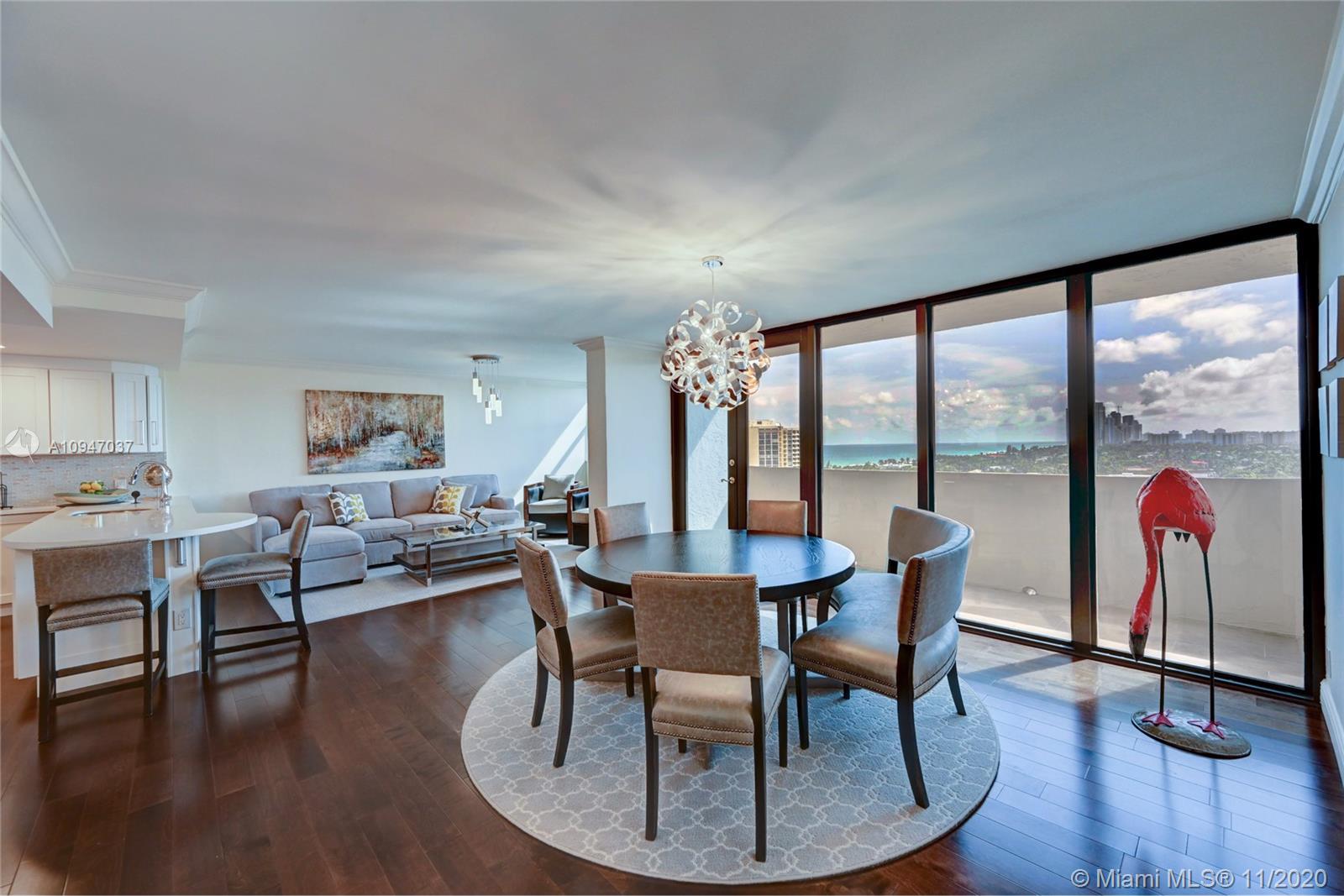 Photo of 2049 Ocean Dr #PH5, Hallandale Beach, Florida, 33009 - Pool deck with Stunning Intracoastal Views