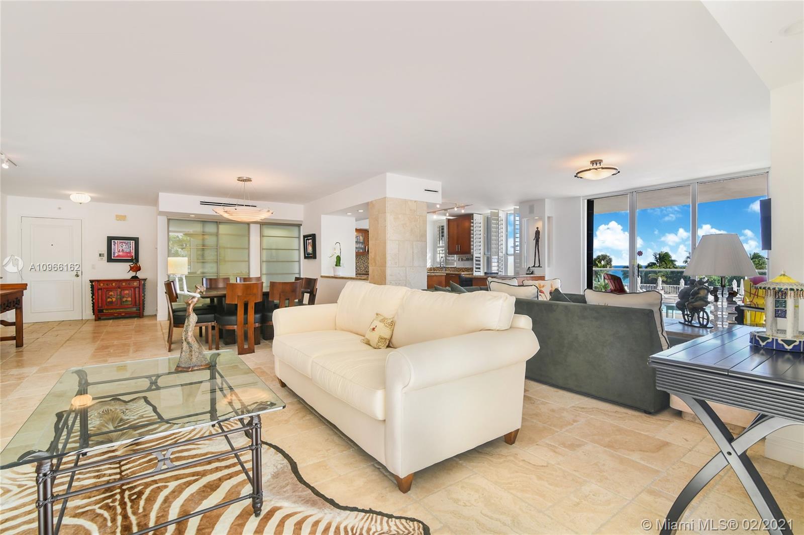 Photo of 9801 Collins Ave #4Z Direct Ocean, Bal Harbour, Florida, 33154 - Balmoral Unit 4Z Balcony