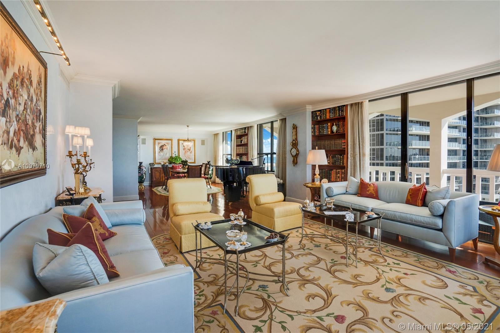 Photo of 9801 Collins Ave #10R, Bal Harbour, Florida, 33154 - Living area