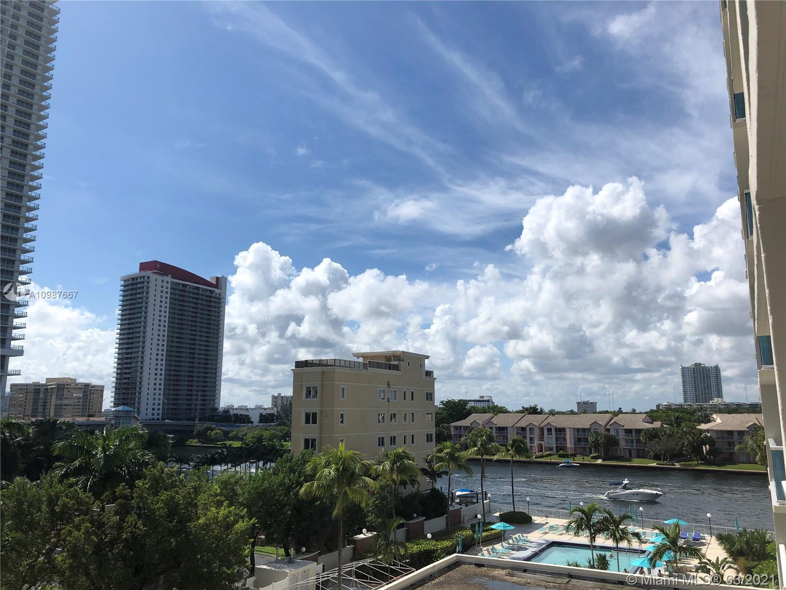 Photo of 3800 Ocean Dr #410, Hollywood, Florida, 33019 - VIEW FROM THE UNIT BALCONY