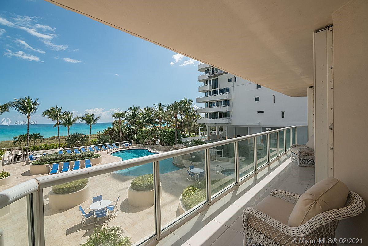 Photo of 8925 Collins Ave #2H, Surfside, Florida, 33154 - View from living room/dining room.