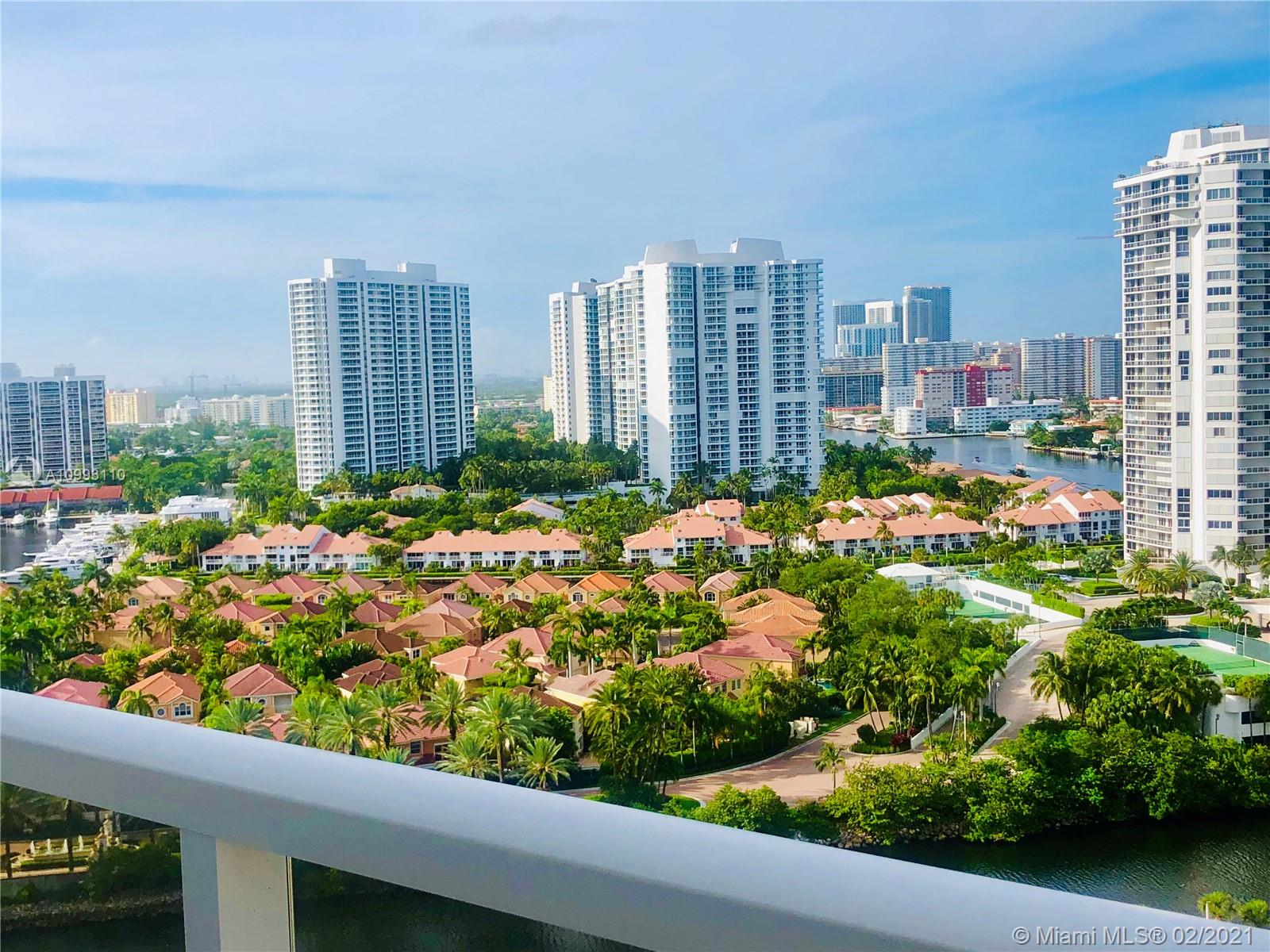 Photo of 3731 Country Club Dr #2123, Aventura, Florida, 33180 - Ocean & Intracoastal View from the Master Bedroom Balcony