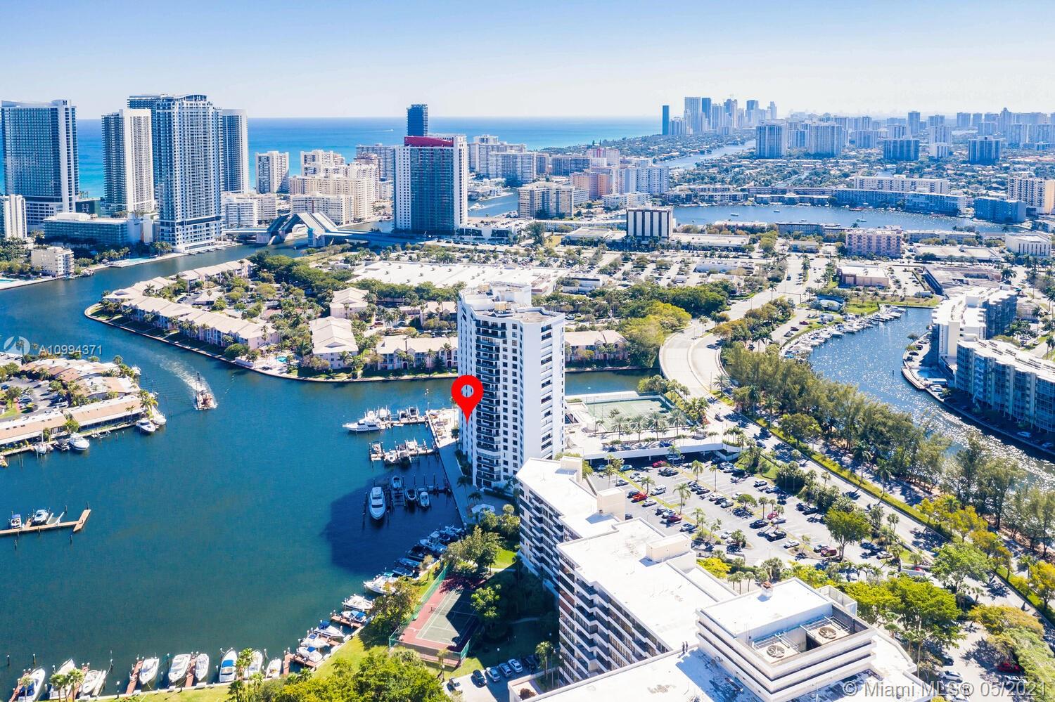 Photo of 300 Three Islands Blvd #402, Hallandale Beach, Florida, 33009 - Directly facing the Intracoastal waterways.