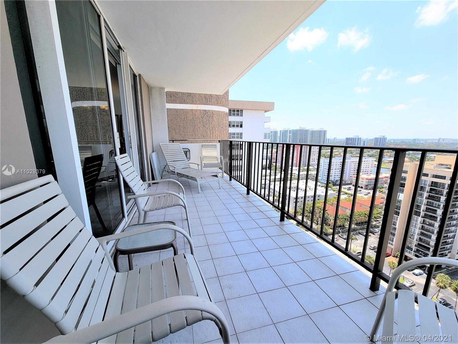 Photo of 2030 Ocean Dr #2026, Hallandale Beach, Florida, 33009 - Balcony, Living & Dining Room View