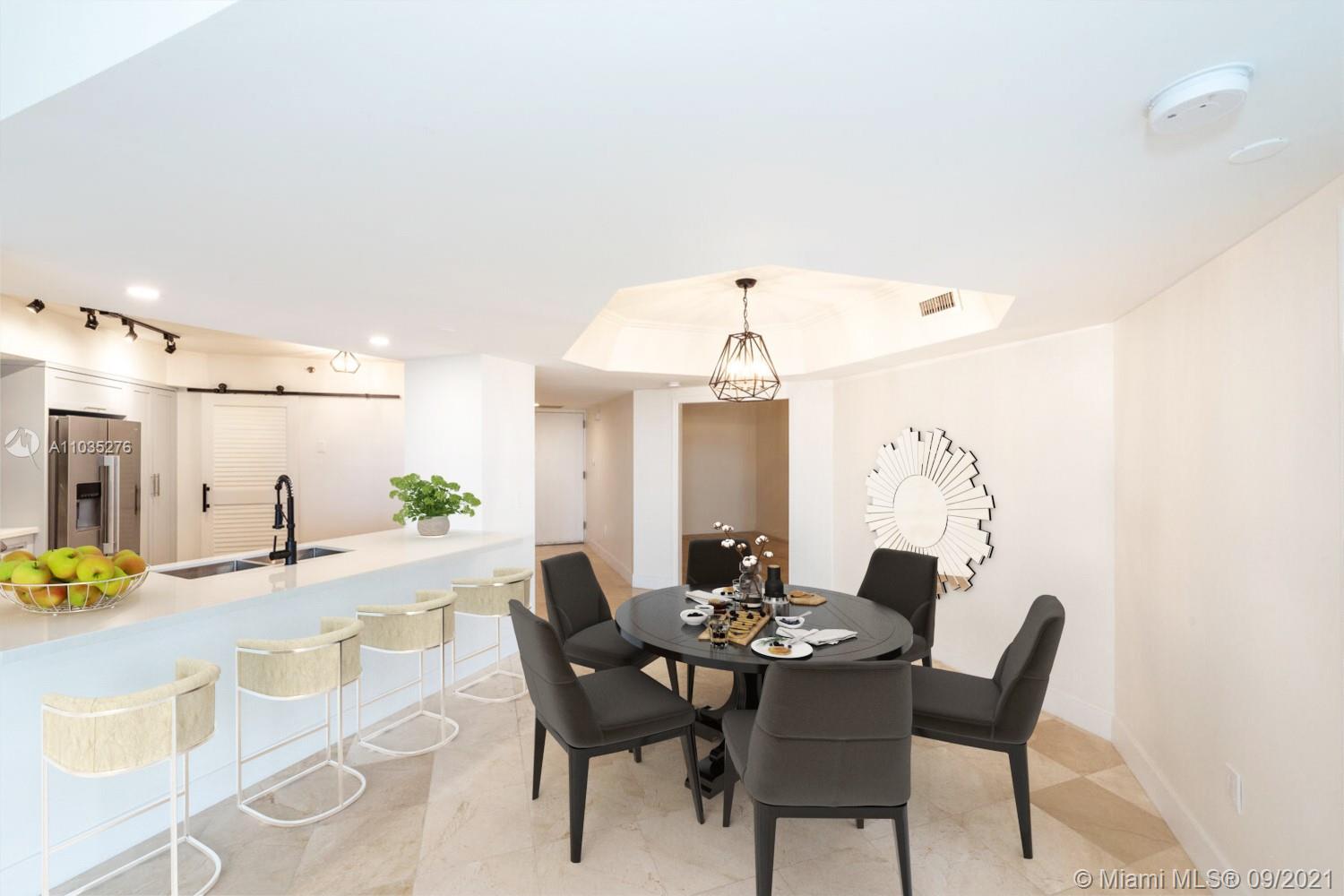 Photo of 8925 Collins Ave #4F, Surfside, Florida, 33154 - View towards double door entrance.