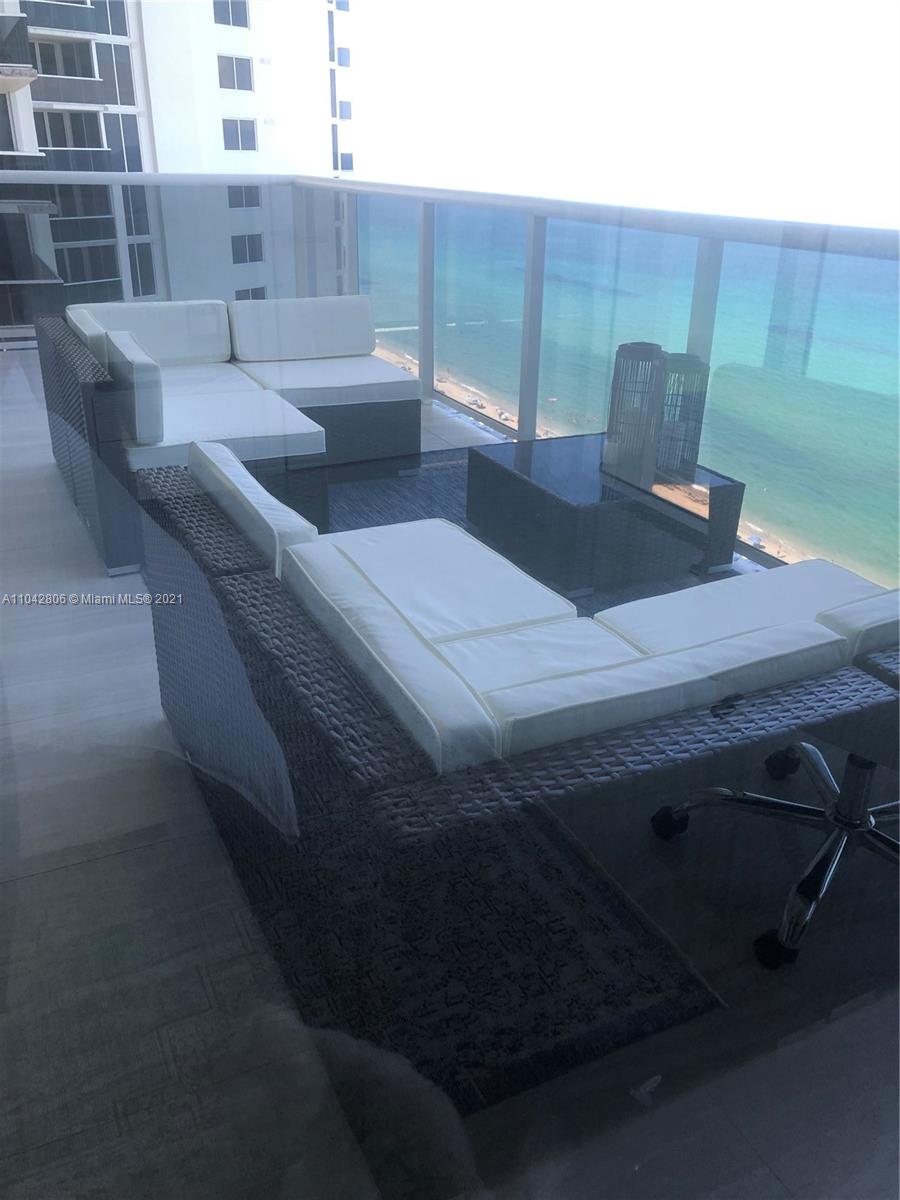 Photo of 19111 Collins Ave #1705, Sunny Isles Beach, Florida, 33160 - balcony facing the Ocean