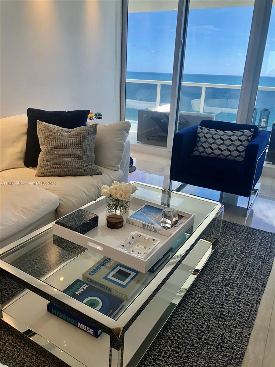 Photo of 19111 Collins Ave #1705, Sunny Isles Beach, Florida, 33160 - living room