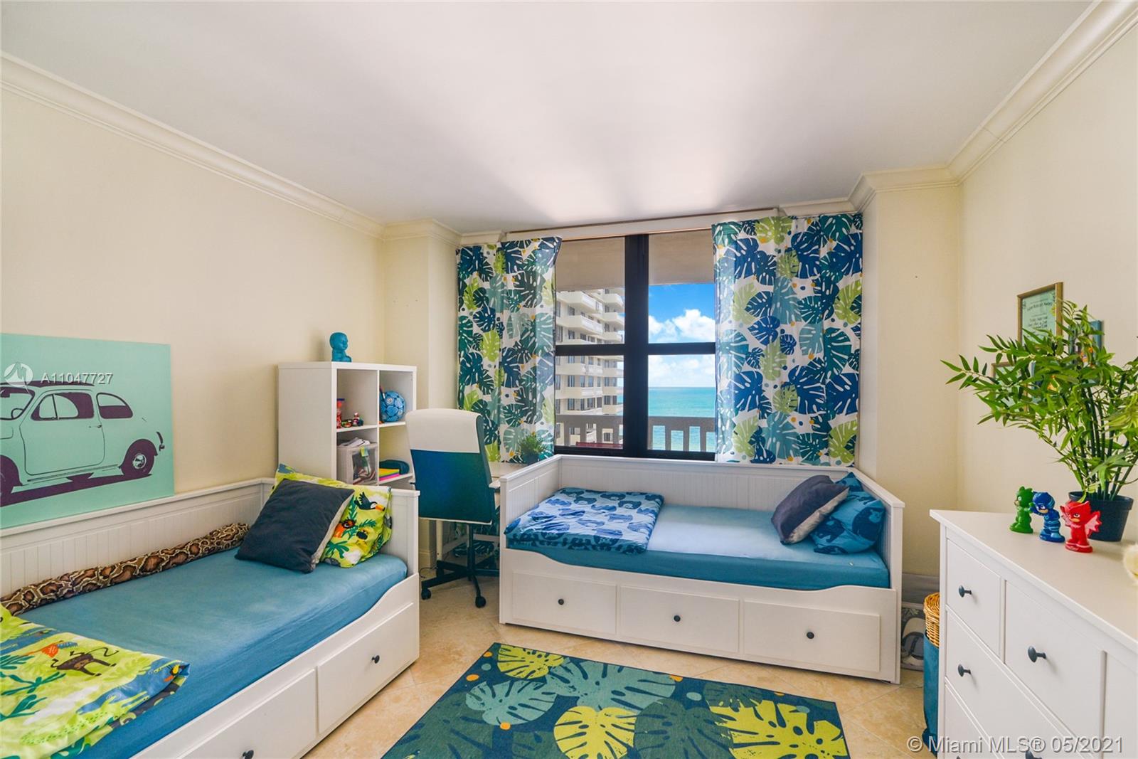 Photo of 9801 Collins Ave #14P, Bal Harbour, Florida, 33154 - Master Bathroom with walking closets.