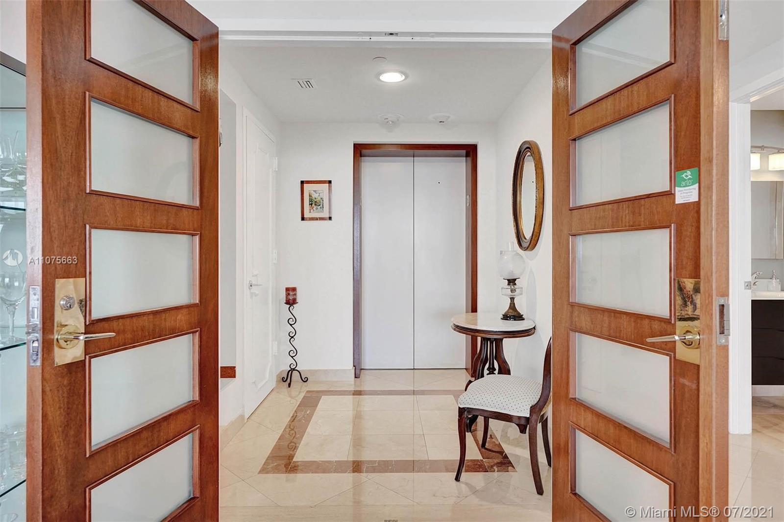 Private Elevator Entry