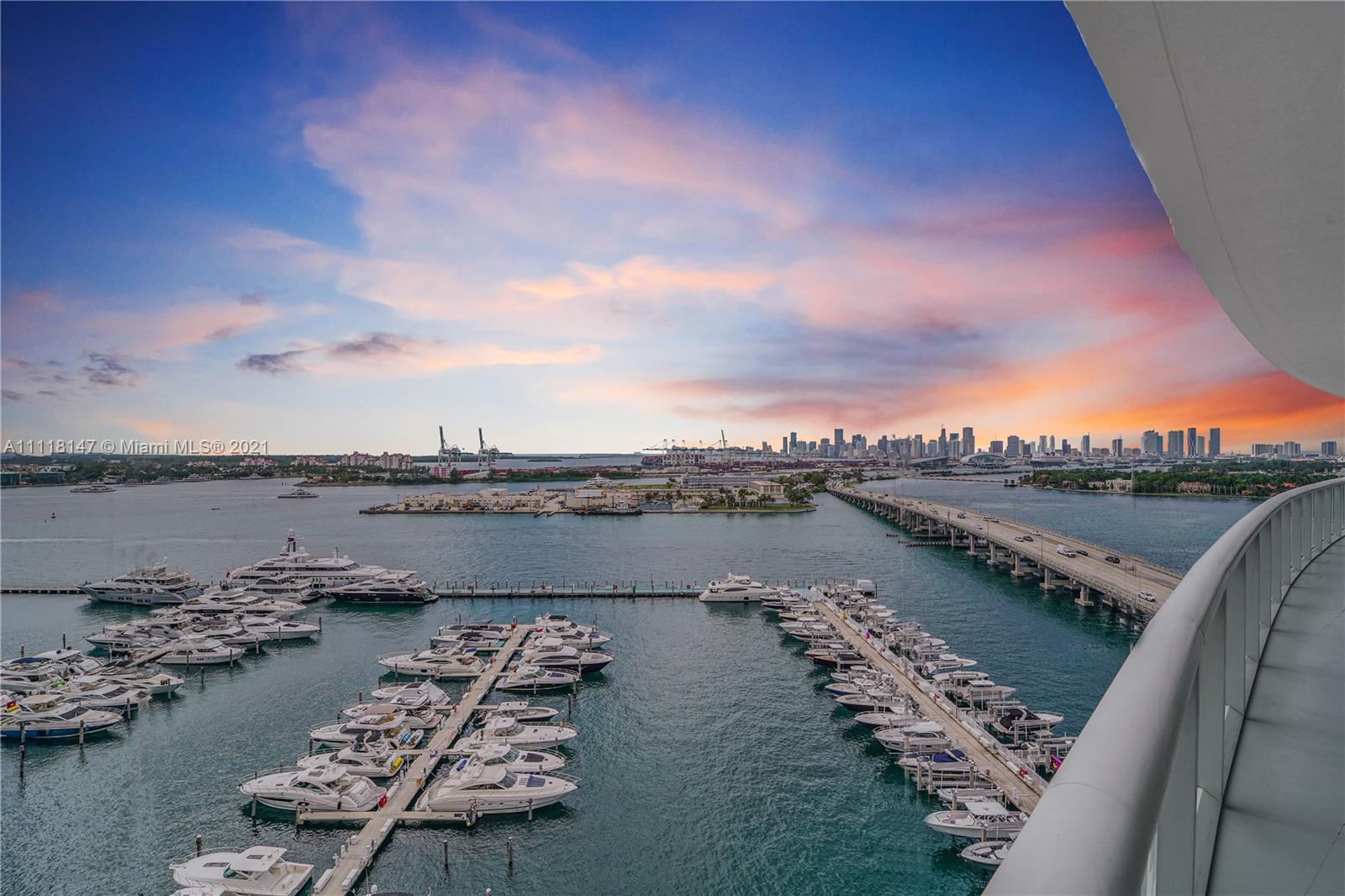 Sunset views on huge 700+ sq. ft. wraparound terrace!