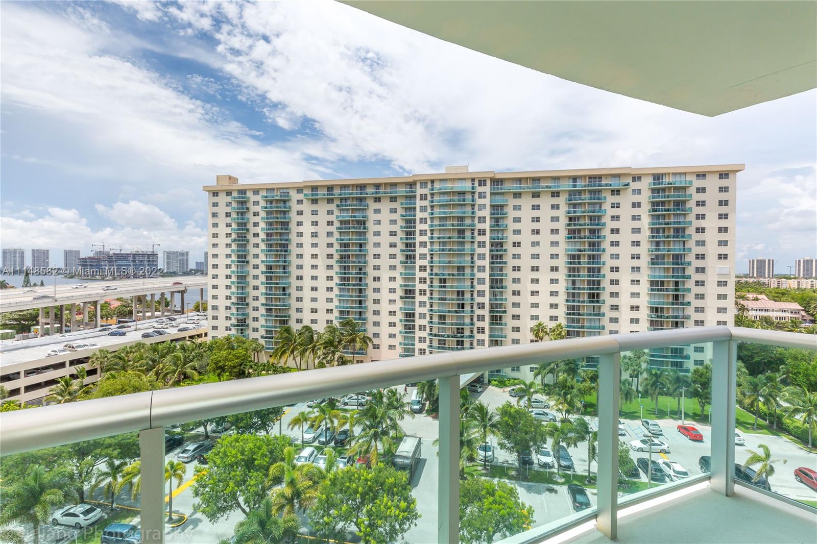 Photo of 19380 Collins Ave #919, Sunny Isles Beach, Florida, 33160 - CITY AND INTRACOASTAL VIEW FROM THE BALCONY