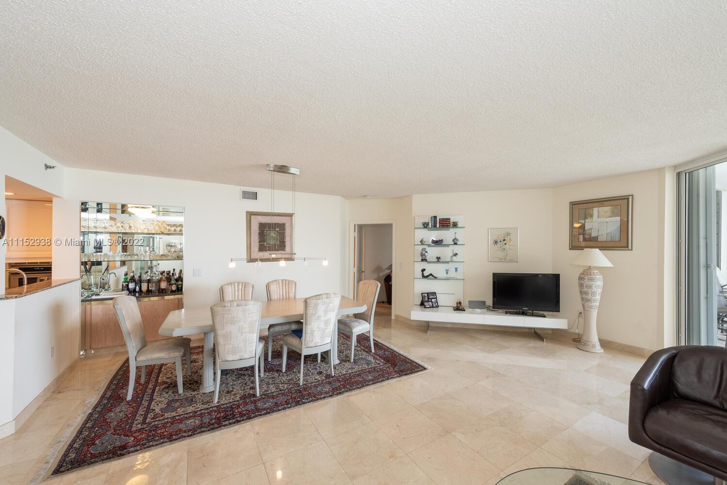 Photo of 8925 Collins Ave #9J, Surfside, Florida, 33154 - Dining/living room.