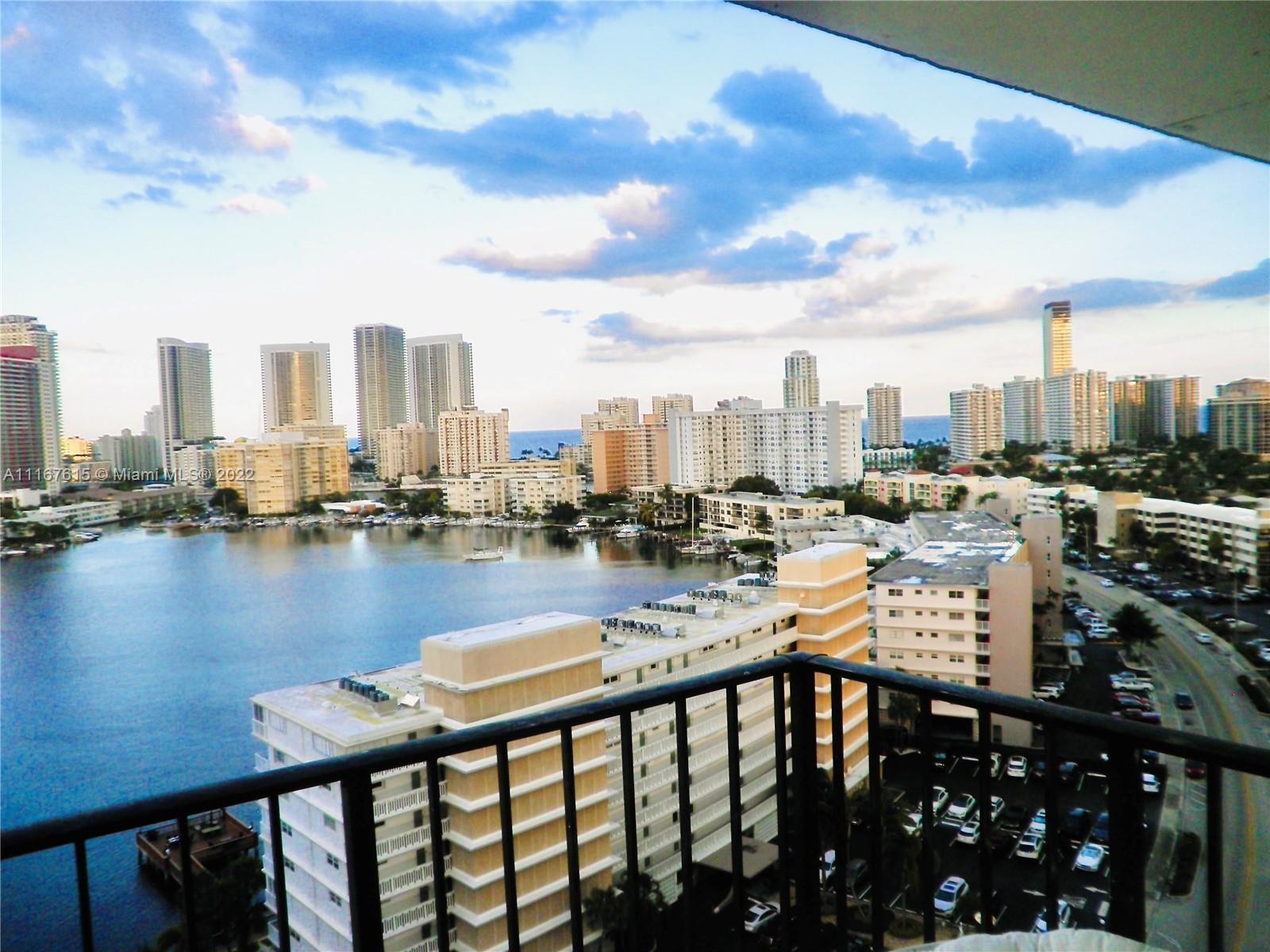 view from balcony