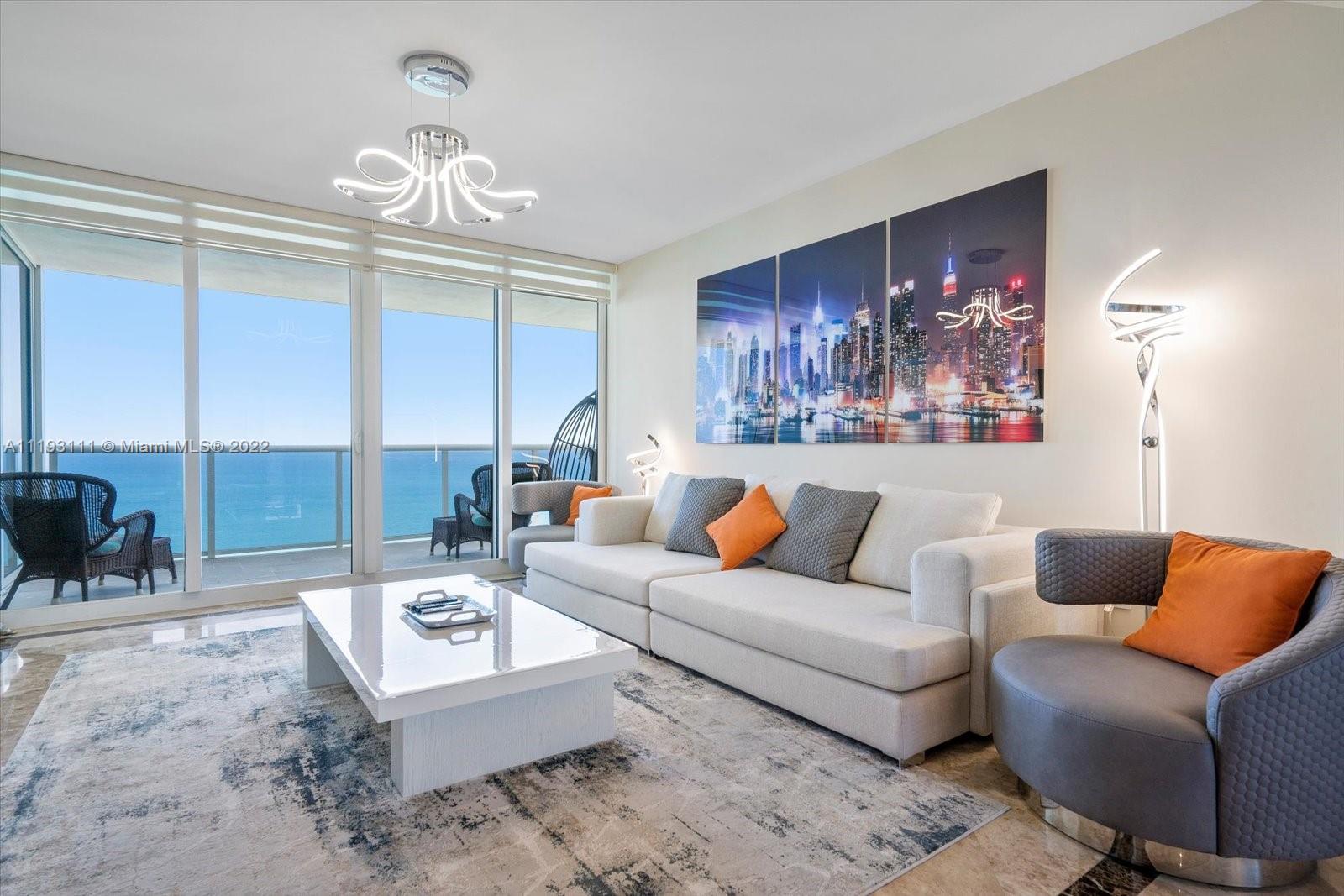 Photo of 19111 Collins Ave #3104, Sunny Isles Beach, Florida, 33160 - Living room
