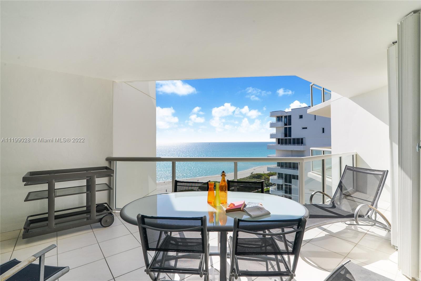 Photo of 8925 Collins Ave #10J, Surfside, Florida, 33154 - View from large balcony