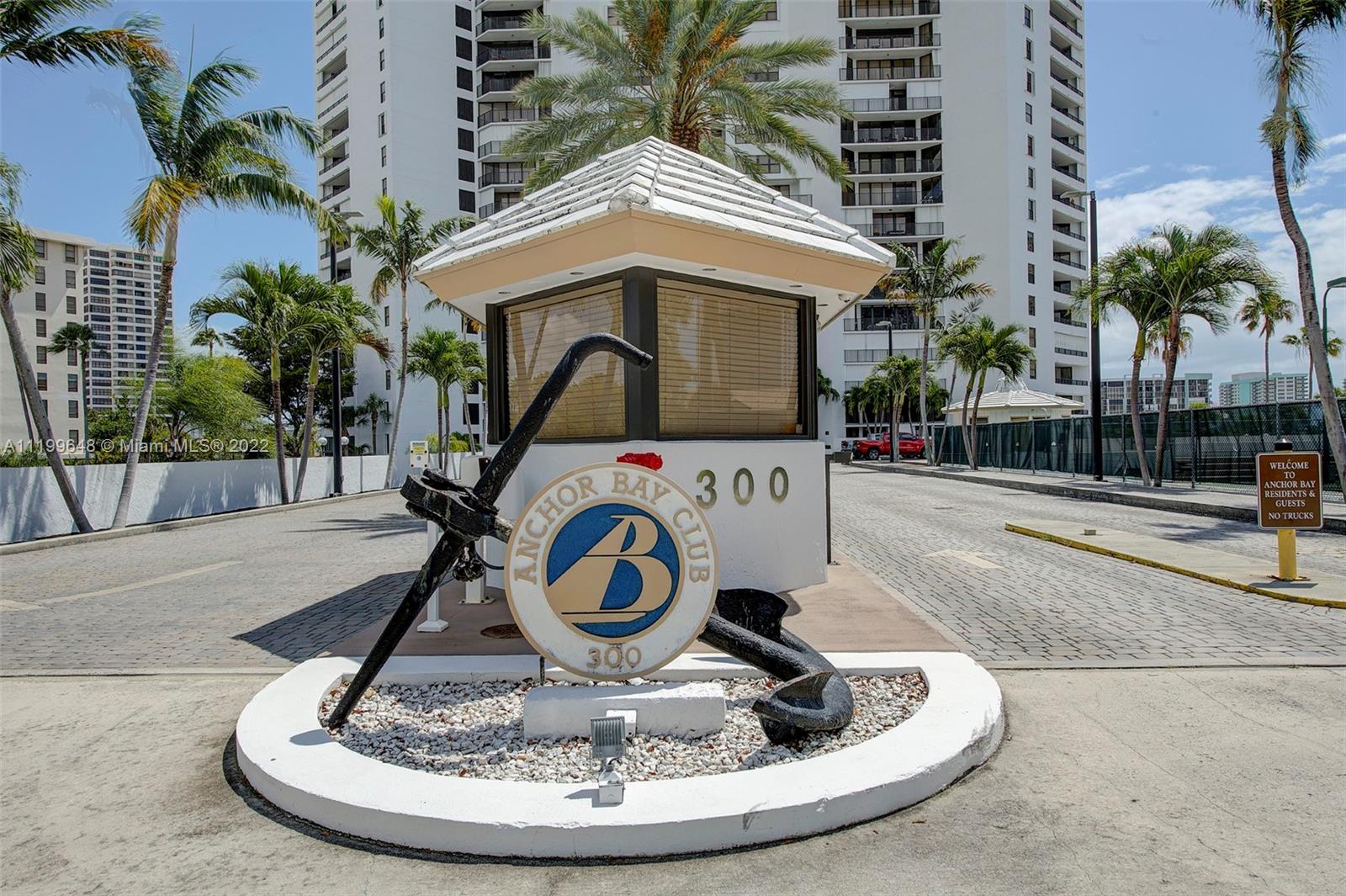 Front entrance sign