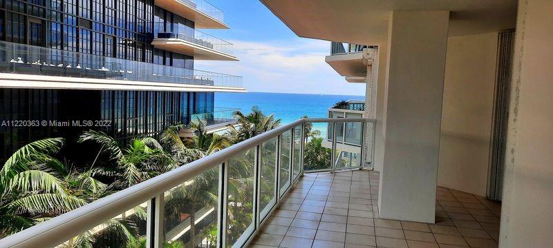 Huge Balcony overseeing the Atlantic Ocean from 5th floor Unit
