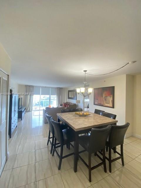 Photo of 9195 Collins Ave #910, Surfside, Florida, 33154 - Dining room area
