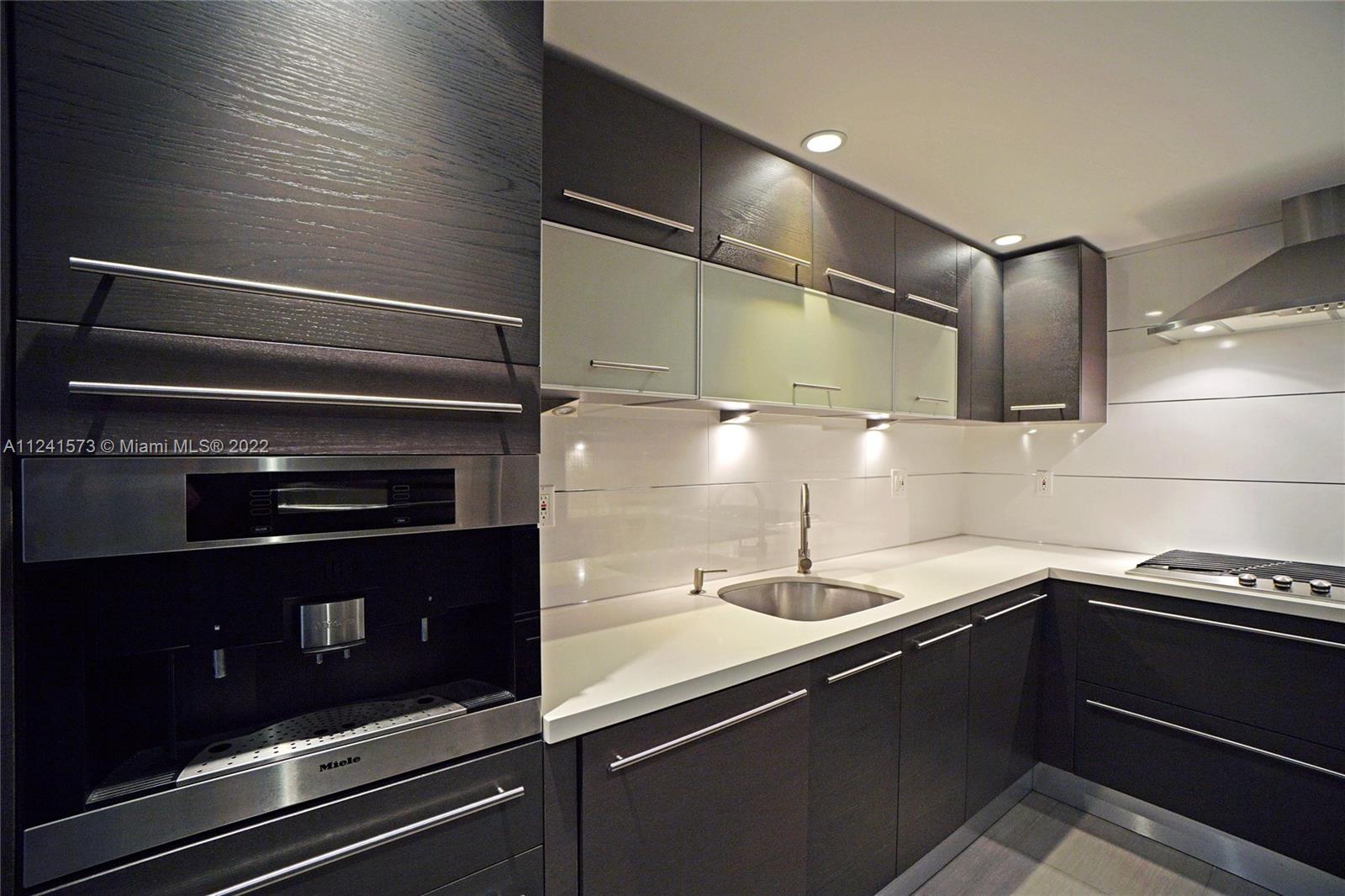 Photo of 2030 Ocean Dr #423, Hallandale Beach, Florida, 33009 - State of the art stainless steal kitchen.