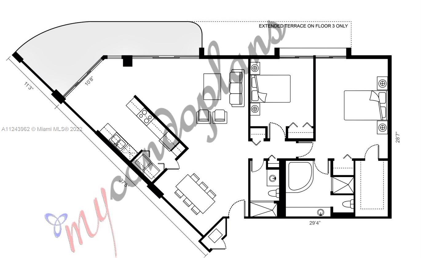 Photo of 19355 Turnberry Way #15G, Aventura, Florida, 33180 -