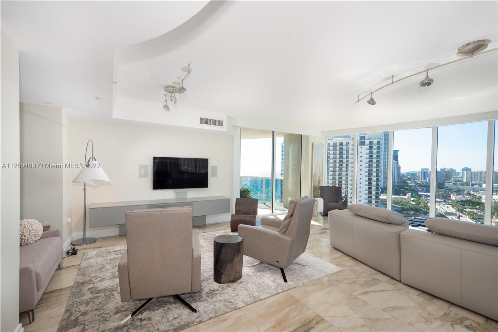 Photo of 18911 Collins Ave #2005, Sunny Isles Beach, Florida, 33160 - Sitting area in Living Room
