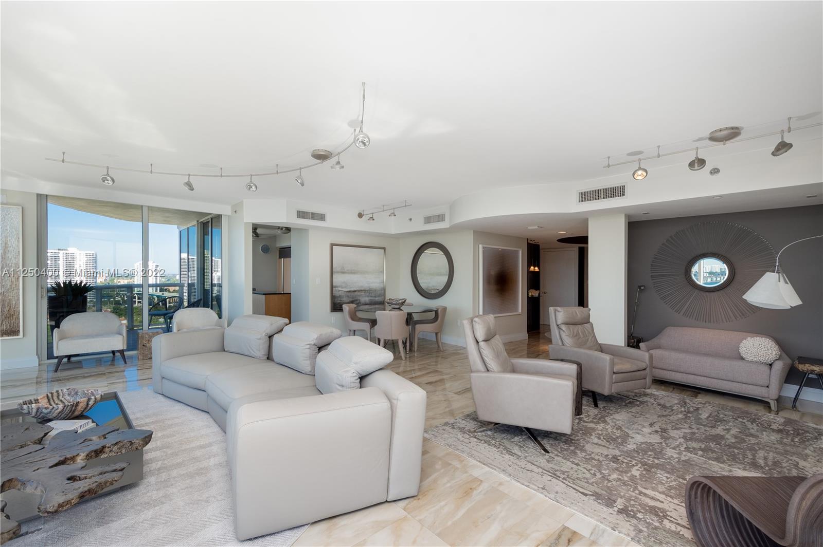 Photo of 18911 Collins Ave #2005, Sunny Isles Beach, Florida, 33160 - Living/Dining View