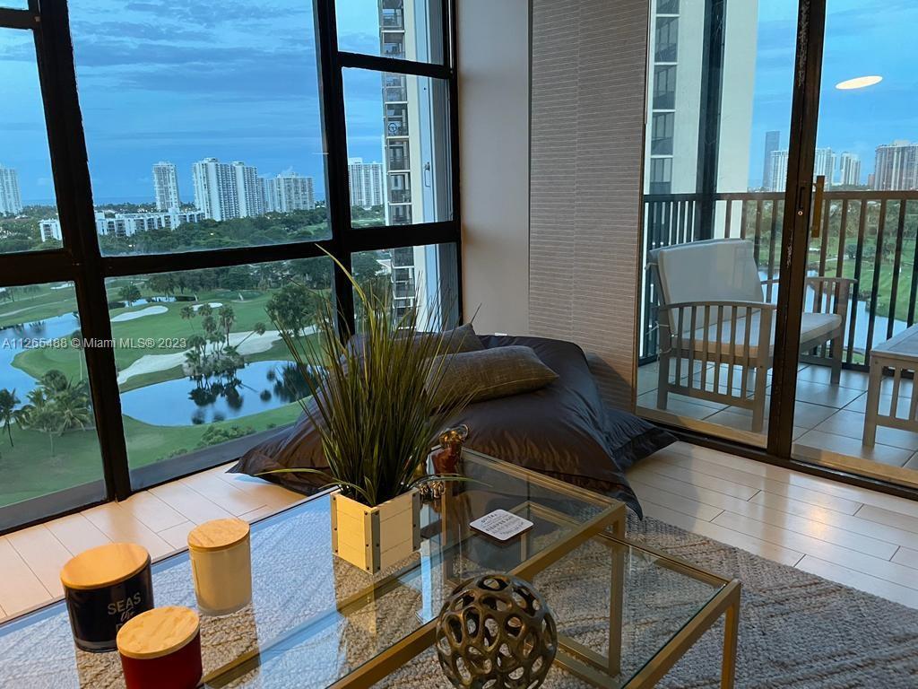 Photo of 20301 Country Club Dr #1623, Aventura, Florida, 33180 - beautiful sunset views from living dinning area