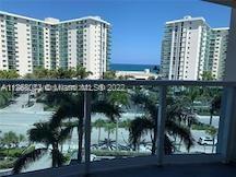 Photo of 3800 Ocean Dr #319, Hollywood, Florida, 33019 - Living room ocean view over A1A